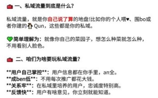 什么是私域流量_如何搭建私域流量池