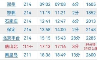 郑州到北京火车时刻表查询_郑州到北京高铁票价多少钱