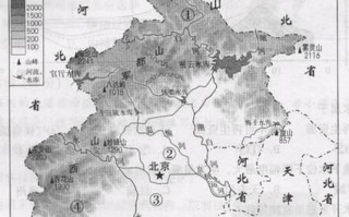 北京地形图怎么看_北京海拔分布特点