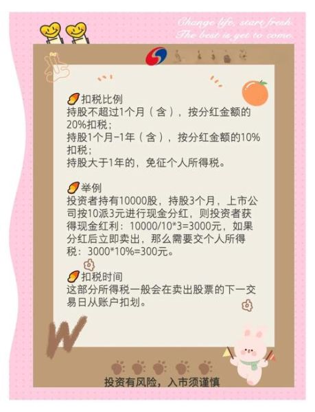 股票分红税怎么算_持股多久免税-第1张图片-俊逸知识馆