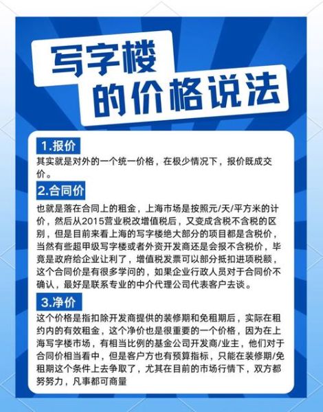 写字楼租金怎么算_租写字楼注意事项-第3张图片-俊逸知识馆