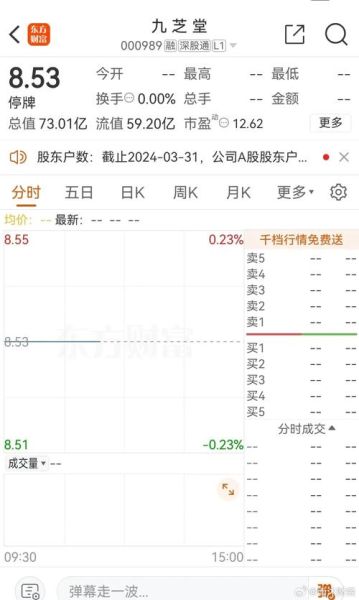 九芝堂股票值得买吗_九芝堂股票走势分析-第1张图片-俊逸知识馆
