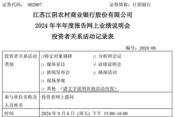 江阴银行股票怎么样_江阴银行值得长期持有吗-第2张图片-俊逸知识馆