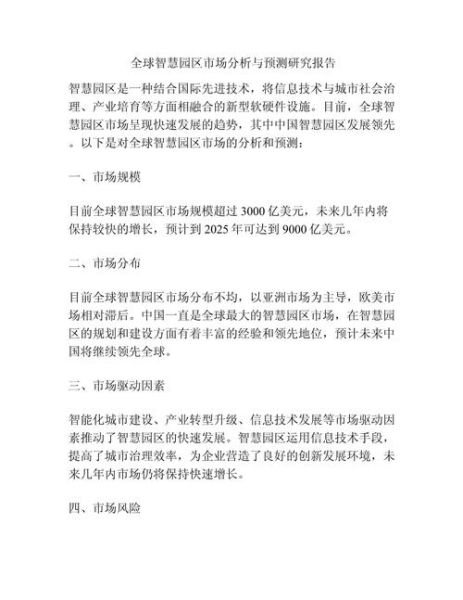 智慧园区市场分析_智慧园区未来发展趋势-第1张图片-俊逸知识馆