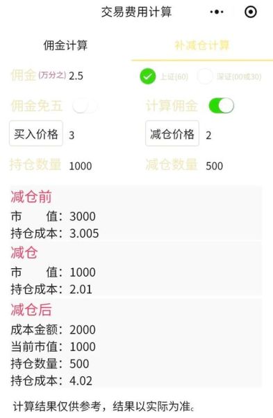 股票补仓计算器怎么用_补仓成本怎么算-第2张图片-俊逸知识馆