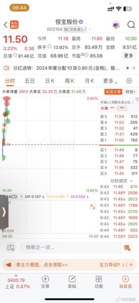 002104股票行情_后市还能涨吗-第3张图片-俊逸知识馆 002104股票行情_后市还能涨吗-第3张图片-俊逸知识馆