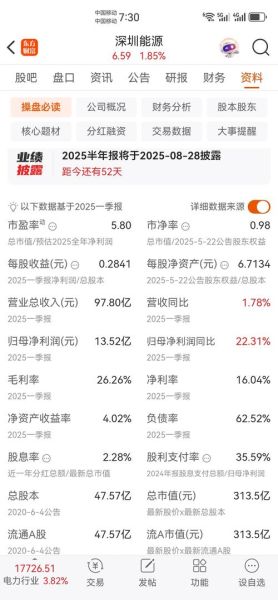 深圳能源股票怎么样_深圳能源股票值得长期投资吗-第1张图片-俊逸知识馆