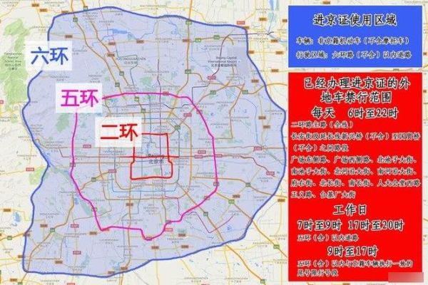 北京限行区域地图_外地车早晚高峰怎么走-第3张图片-俊逸知识馆