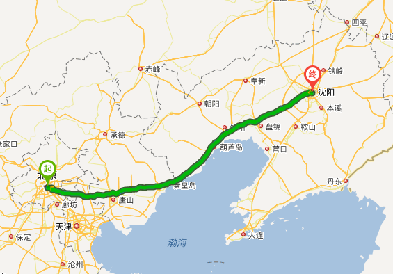 沈阳到北京多远_沈阳到北京开车多久-第2张图片-俊逸知识馆