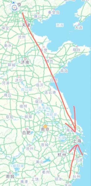 从上海到北京有多远_高铁飞机自驾距离对比-第1张图片-俊逸知识馆
