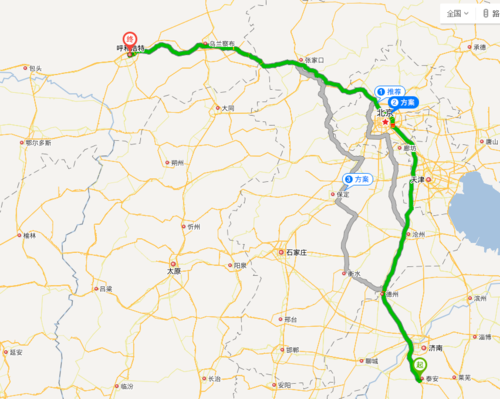 泰安到北京多少公里_自驾路线怎么走-第1张图片-俊逸知识馆