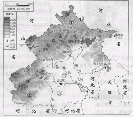 北京地形图怎么看_北京海拔分布特点-第1张图片-俊逸知识馆