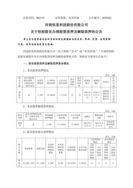 恒星科技股票值得买吗_恒星科技未来前景如何-第2张图片-俊逸知识馆