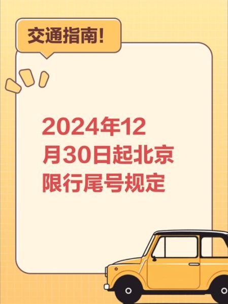 北京限行尾号怎么查询_北京限行尾号2024年最新规定-第2张图片-俊逸知识馆