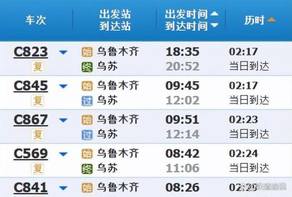 北京到乌鲁木齐火车时刻表查询_票价多少钱-第3张图片-俊逸知识馆